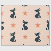 Kat patroon cadeaupapier (Vlak)