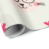 Kat patroon cadeaupapier (Rol Hoek)