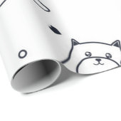 Kat patroon cadeaupapier (Rol Hoek)