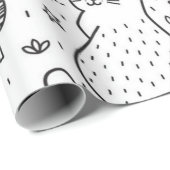 Kat patroon cadeaupapier (Rol Hoek)