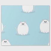 Kat patroon cadeaupapier (Vlak)