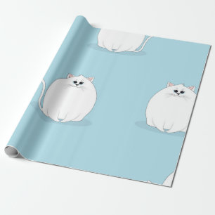 Kat patroon cadeaupapier