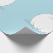 Kat patroon cadeaupapier (Hoek)