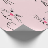 Kat patroon cadeaupapier (Hoek)