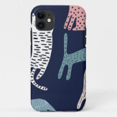 Kat patroon Case-Mate iPhone case (Achterkant)
