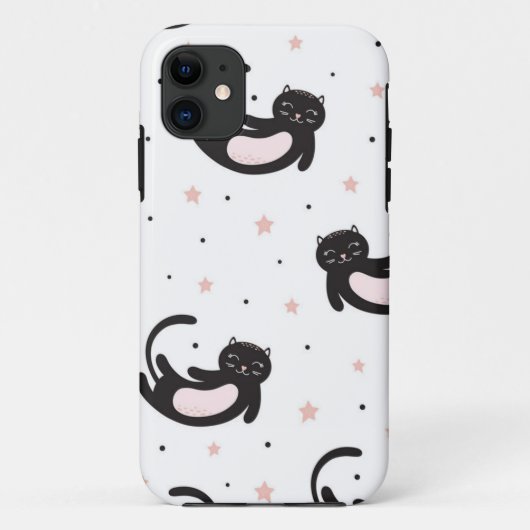 Kat patroon Case-Mate iPhone case (Achterkant)