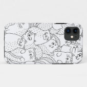 Kat patroon Case-Mate iPhone case (Achterkant (horizontaal))