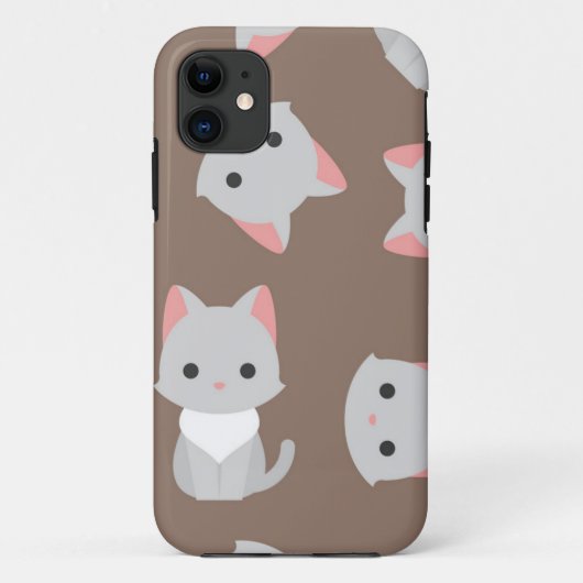 Kat patroon Case-Mate iPhone case (Achterkant)