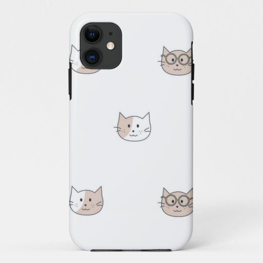 Kat patroon Case-Mate iPhone case (Achterkant)