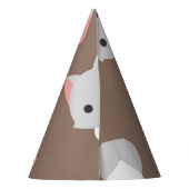 Kat patroon feesthoedjes (Achterkant)