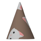 Kat patroon feesthoedjes (Rechts)