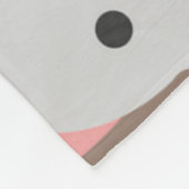 Kat patroon fleece deken (Hoek)