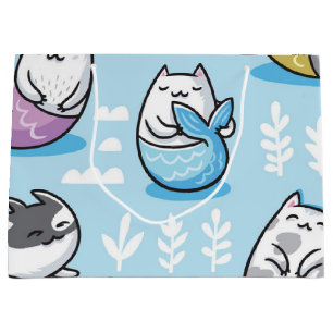 Kat patroon groot cadeauzakje