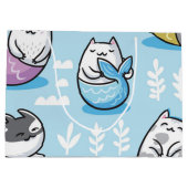 Kat patroon groot cadeauzakje (Achterkant)