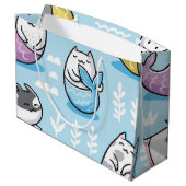 Kat patroon groot cadeauzakje (Achterkant Gekanteld)