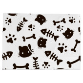 Kat patroon groot cadeauzakje (Achterkant)