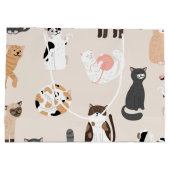 Kat patroon groot cadeauzakje (Achterkant)