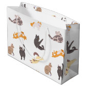 Kat patroon groot cadeauzakje (Achterkant Gekanteld)
