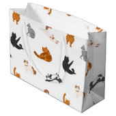 Kat patroon groot cadeauzakje (Achterkant Gekanteld)