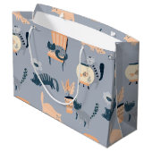 Kat patroon groot cadeauzakje (Achterkant Gekanteld)