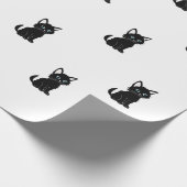 Kat patroon inpakpapier (Hoek)