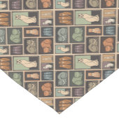  Kat Patroon Korte Tafelloper (Hoek)