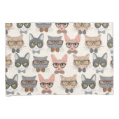 Kat Patroon Kussensloop (Voorkant-Rechts)