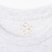 Kat patroon labels (Aangebracht)