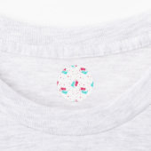 Kat patroon labels (Aangebracht)