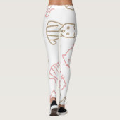 Kat patroon leggings (Achterkant)