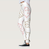 Kat patroon leggings (Links)