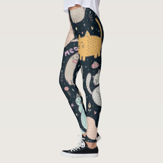 Kat patroon leggings (Links)