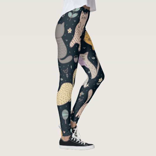 Kat patroon leggings (Rechts)