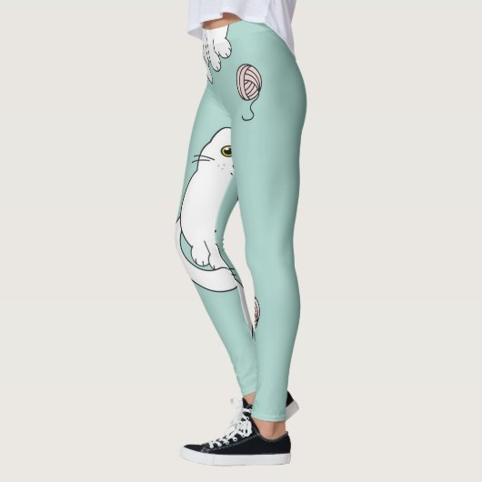 Kat patroon leggings (Links)