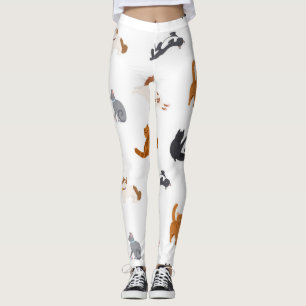 Kat patroon leggings