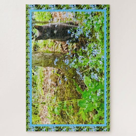 Kat Patroon Legpuzzel (Verticaal)