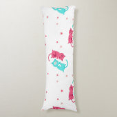 Kat patroon lichaamskussen (Voorkant Verticaal)