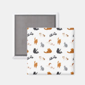 Kat patroon magneet (Voorkant / Achterkant)