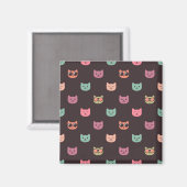 Kat patroon magneet (Voorkant / Achterkant)