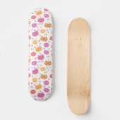 Kat-patroon met handtekening bevestigen persoonlijk skateboard (Voorkant)