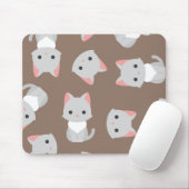 Kat patroon muismat (Met muis)