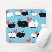 Kat patroon muismat (Met muis)