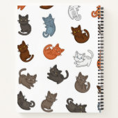 Kat patroon notitieboek (Achterkant)