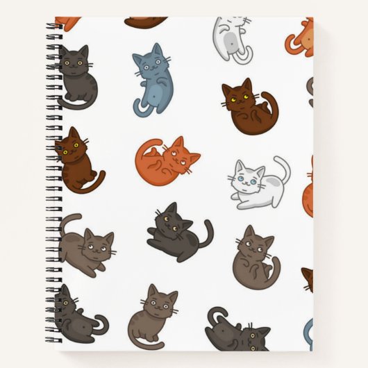 Kat patroon notitieboek (Voorkant)
