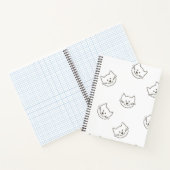 Kat patroon notitieboek (Binnen)