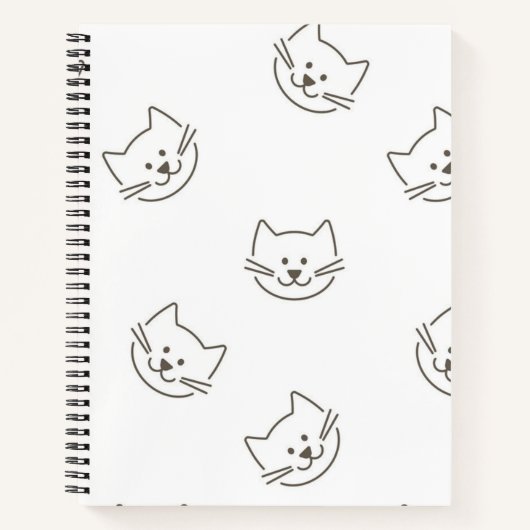 Kat patroon notitieboek (Voorkant)