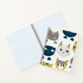 Kat patroon notitieboek (Binnen)