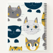 Kat patroon notitieboek (Achterkant)