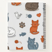 Kat patroon notitieboek (Achterkant)