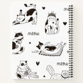 Kat patroon notitieboek (Achterkant)